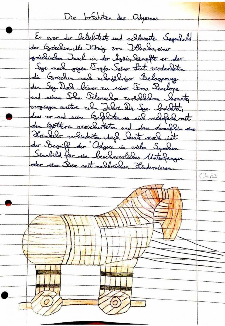 (Das Trojanische Pferd von Chris Hase, Klasse 6b)