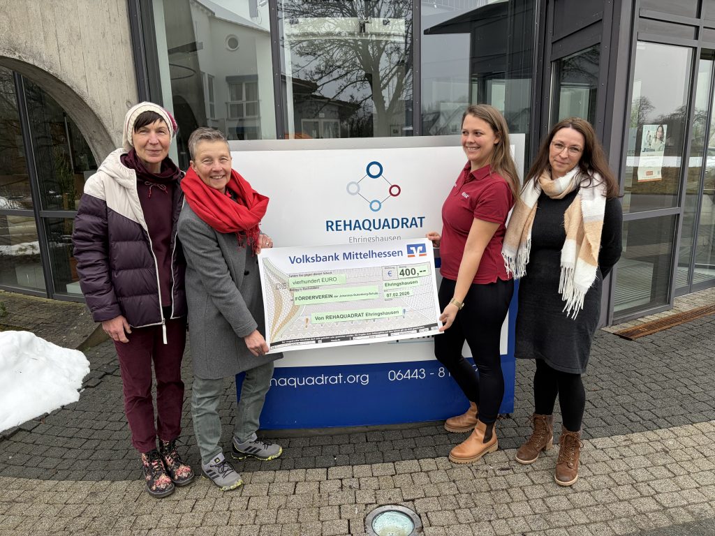 Rehaquadrat fördert die JGS Rehaquadrat fördert die JGS